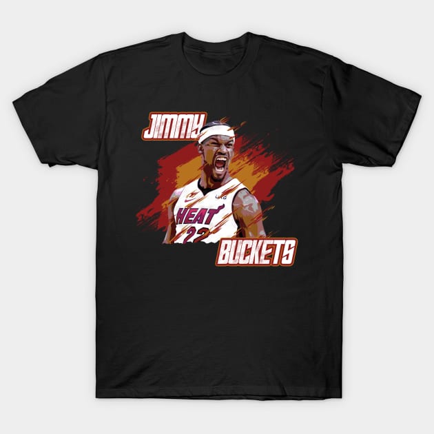 JIMMY BUCKETS BUTLER T-Shirt by Tee Trends